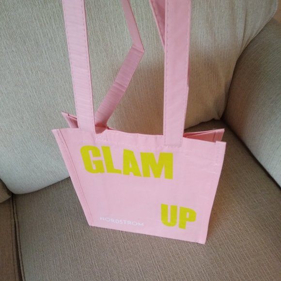 Nordstrom Glam Up Days Pink Shopping Tote Bag - Picture 3 of 4